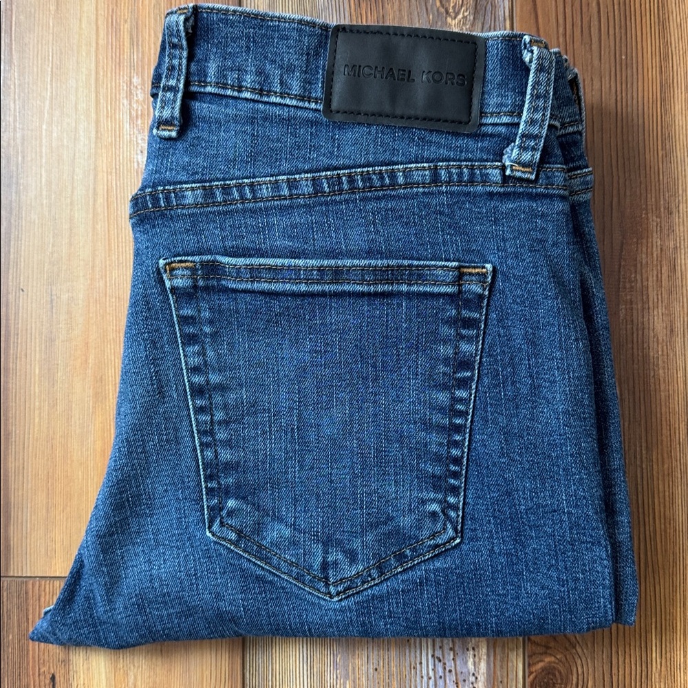 Michael Kors Parker Slim Fit Jeans 33x32 Medium Dark Wash Men’s